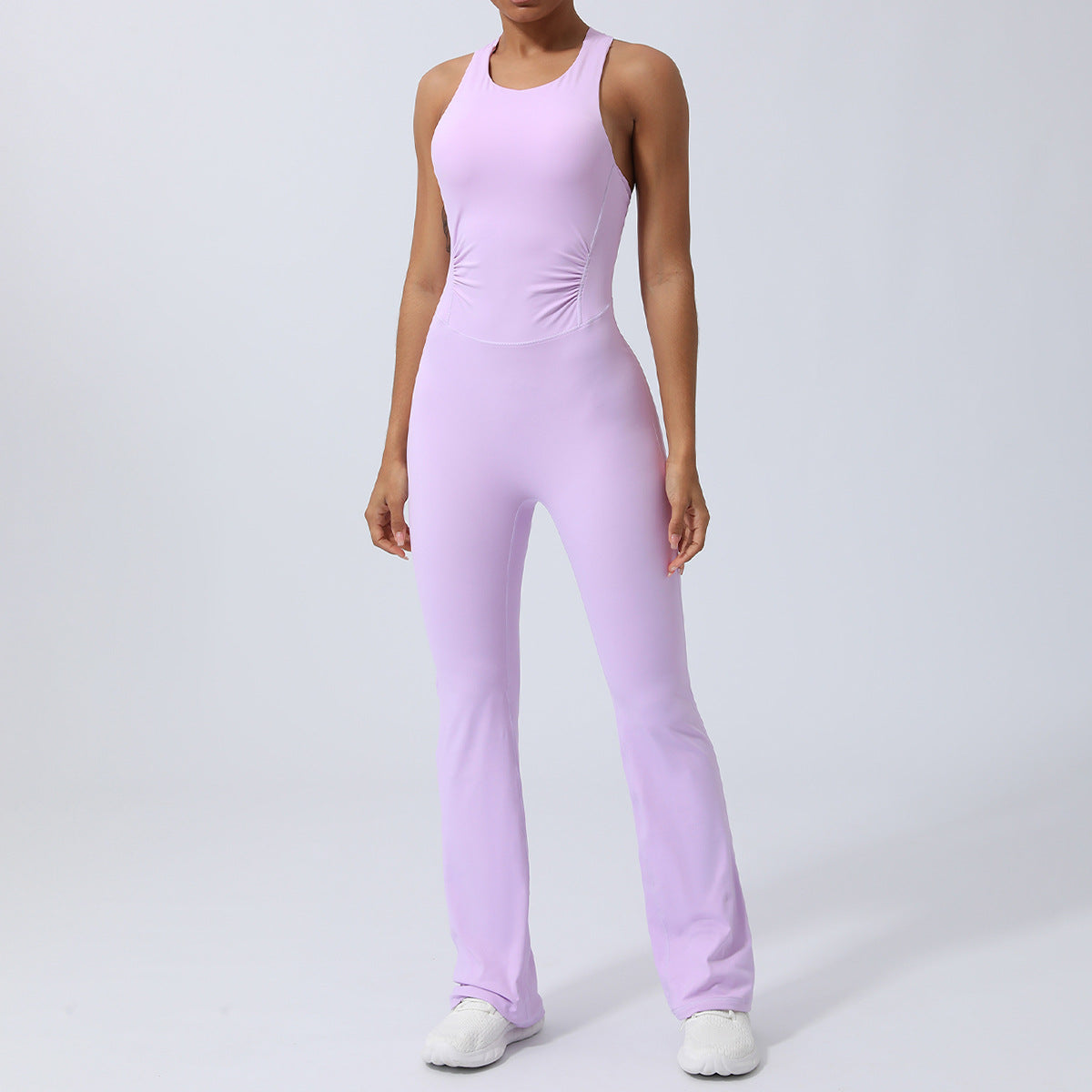 Women’s Quick-Dry High-Elasticity Jumpsuit | Breathable Nylon-Spandex Activewear One-Piece