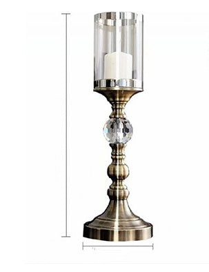 Glass Candle Holder – Elegant Three-Size Decorative Candlestick