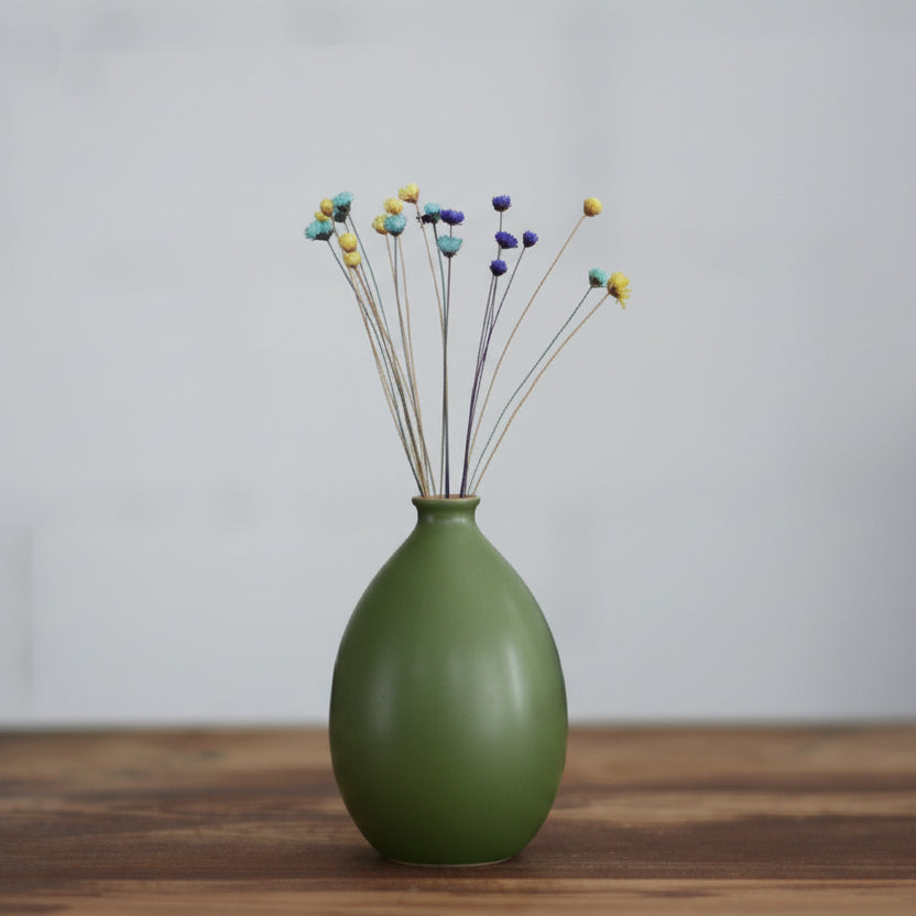 Handmade White Porcelain Pendant – Elegant Glazed Zen Art