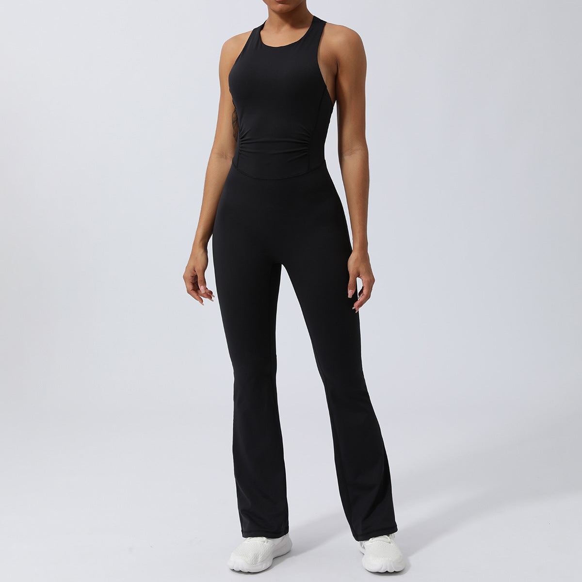 Women’s Quick-Dry High-Elasticity Jumpsuit | Breathable Nylon-Spandex Activewear One-Piece