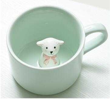 Chinese Zodiac Ceramic Mug – Cute 3D Animal Coffee Cup