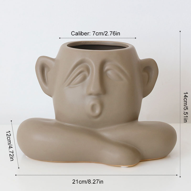 Creative Ceramic Vase Decoration – Handmade Elegant Home Ornament