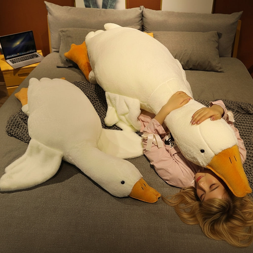 Big Goose Plush Doll Pillow – Soft Plush Stuffed Toy, Cozy Companion