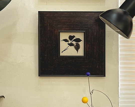 Silent Style Floral Canvas Wall Art – Framed Decorative Painting