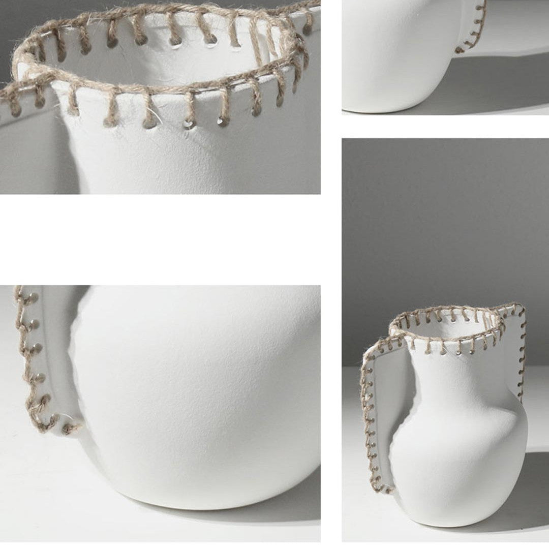 Modern Ceramic Decorative Vase – Stylish Home & Office Countertop Ornament