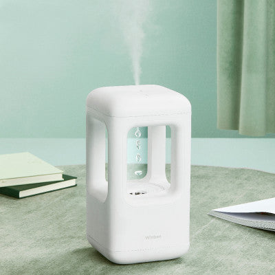 Anti‑Gravity Water Drop Humidifier – White Noise Cool Mist, Ambient Lamp & Anti‑Gravity Design