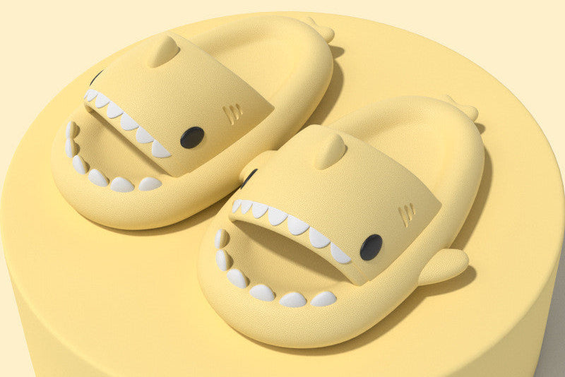 Shark Slippers – Soft Anti-Slip Thick-Sole Indoor & Outdoor Slides
