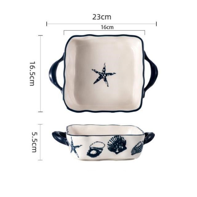 Japanese-Style Bone Porcelain  –  Special Baking Pan