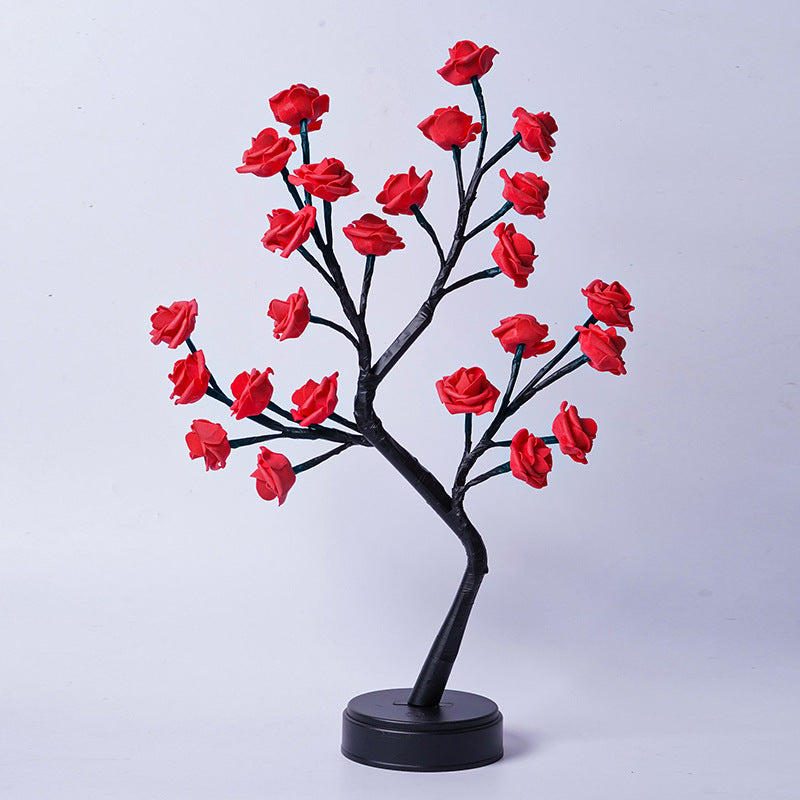 Table Lamp Flower Tree Rose Fairy Light –  Rose Lamp for Romantic Home Décor, Wedding & Gift Occasions