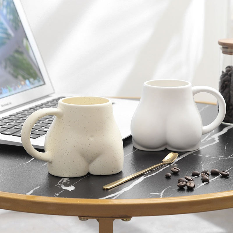 Creative Irregular Ceramic Mug – Heat-Resistant Personalized Cup