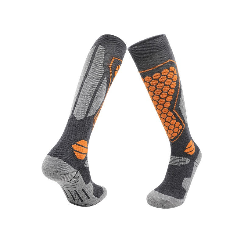 Premium Merino Wool Ski Socks – Quick-Drying, Anti-Slip, Warm Long Tube Outdoor Snow Socks