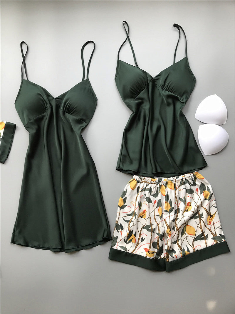 Ultra-Soft Artificial Silk Homewear – Comfortable, Breathable & Stylish V-Neck Loungewear