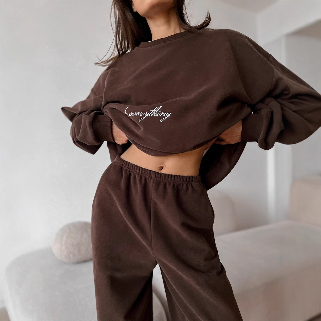 Trendy Women’s Street Hipster Polyester Set