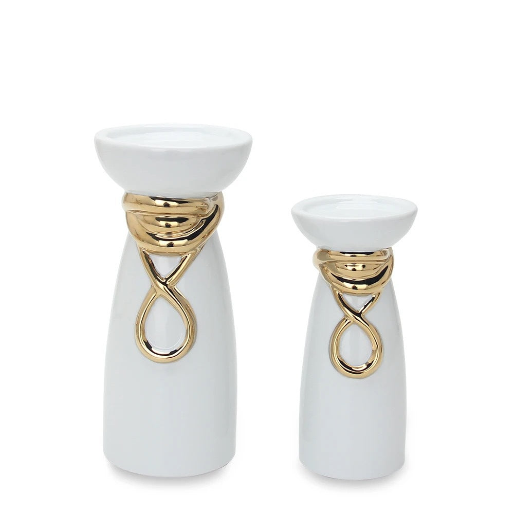Luxury Ceramic Candlestick – Elegant Gift for Home & Special Occasions