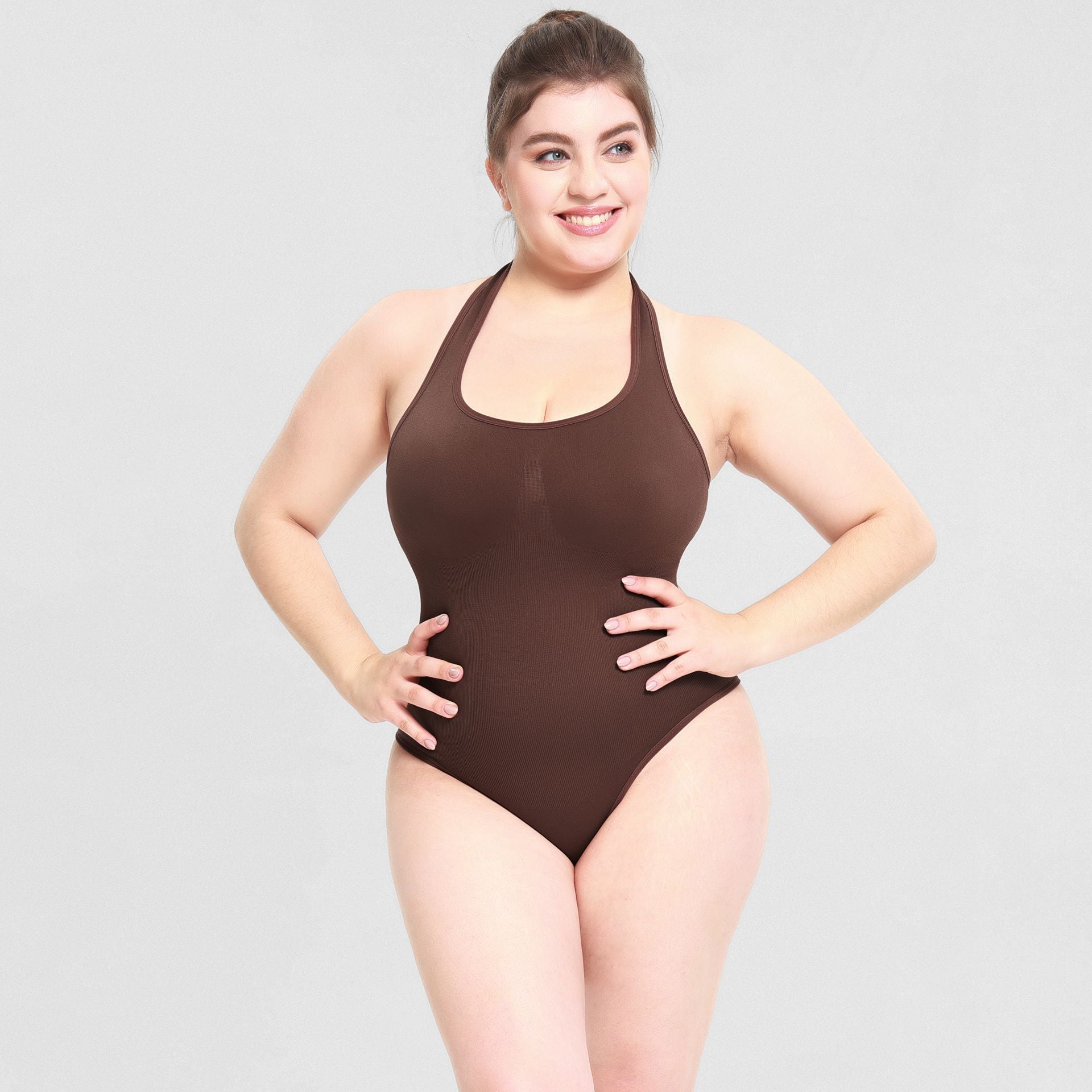 Body modelador sem costuras em nylon e elastano – levanta o rabo e afina a cintura para mulher | MT Mentyclothing