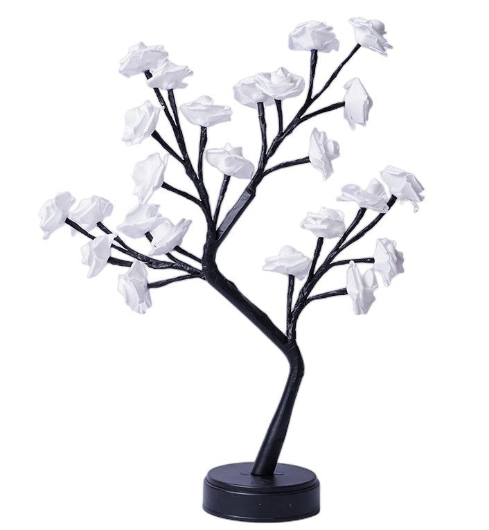 Table Lamp Flower Tree Rose Fairy Light –  Rose Lamp for Romantic Home Décor, Wedding & Gift Occasions