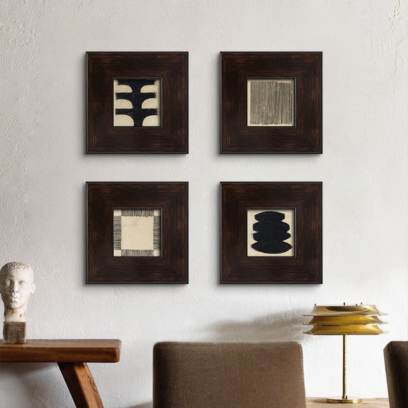 Silent Style Floral Canvas Wall Art – Framed Decorative Painting