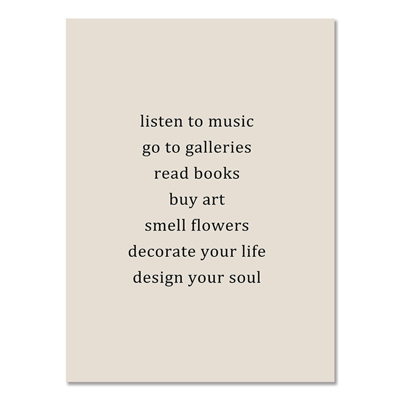 Abstract Bohemian Art Poster – Canvas Wall Painting for Living Room Decor