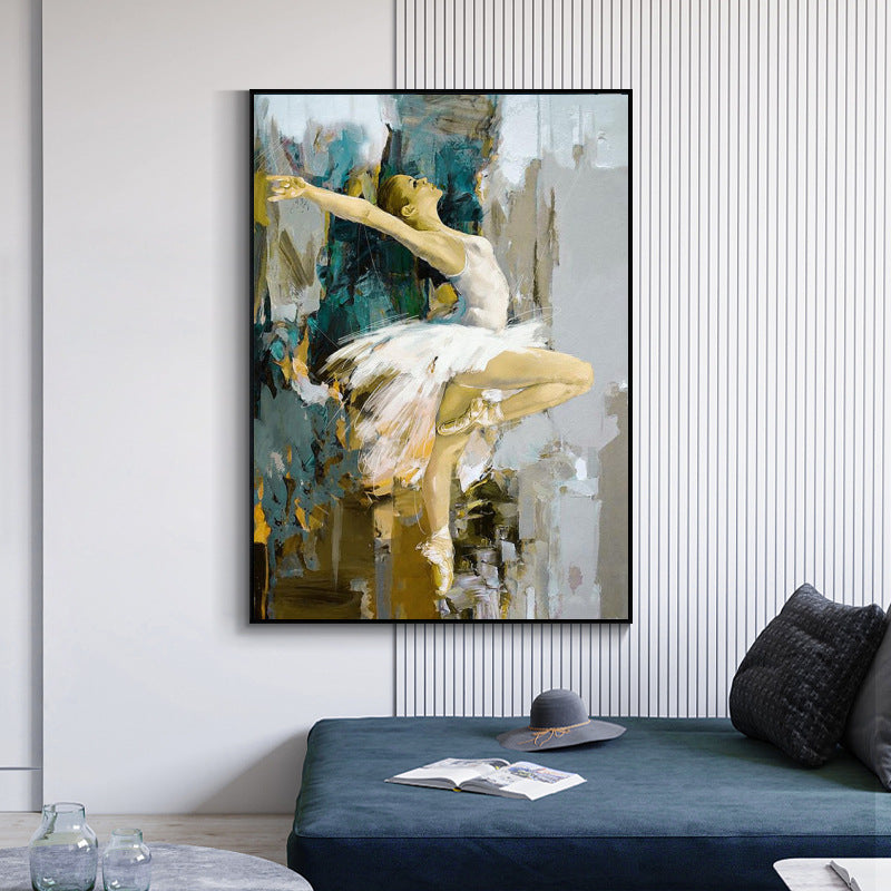 Custom Frameless Decorative Canvas Painting – Modern Living Room Wall Art