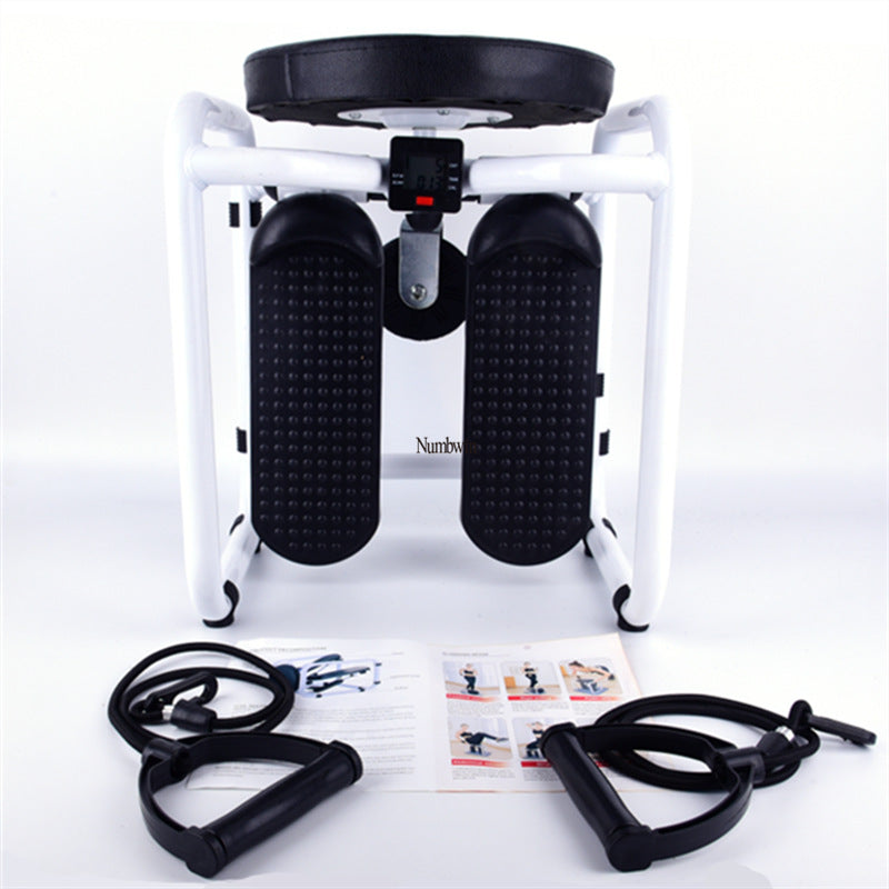 360-Degree Rotating Fitness Bench & Folding Treadmill – Compact Home Workout Equipment