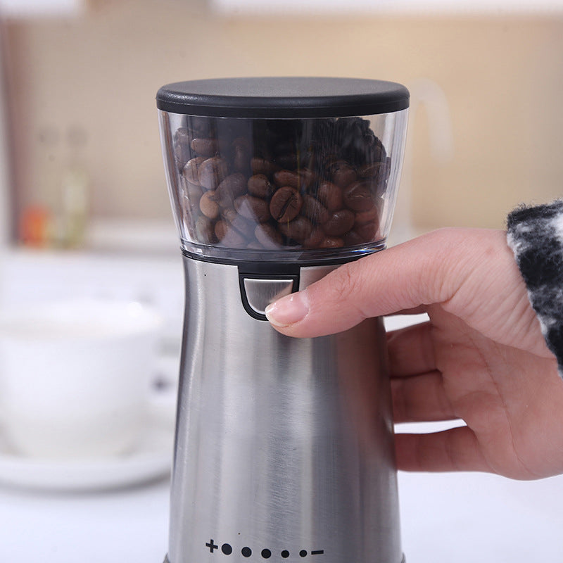 Portable USB Electric Grinder – Small, Fully Automatic, Stainless Steel