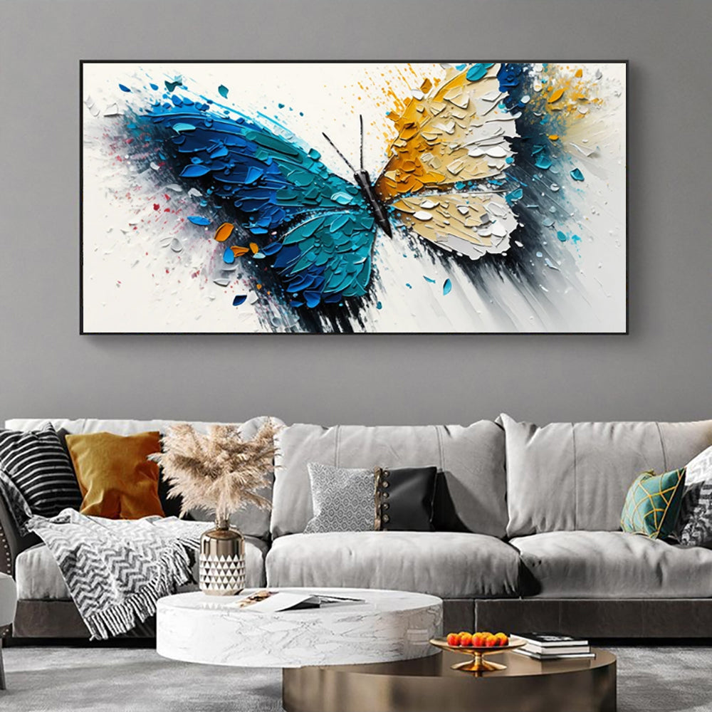 Large Handmade Abstract Oil Painting – Modern Canvas Wall Art
