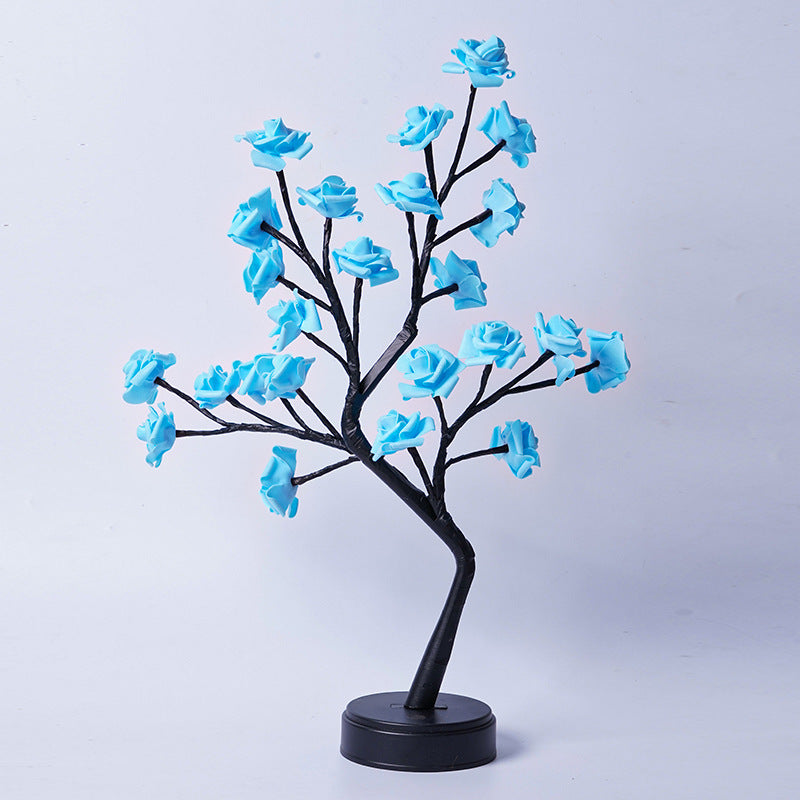 Table Lamp Flower Tree Rose Fairy Light –  Rose Lamp for Romantic Home Décor, Wedding & Gift Occasions