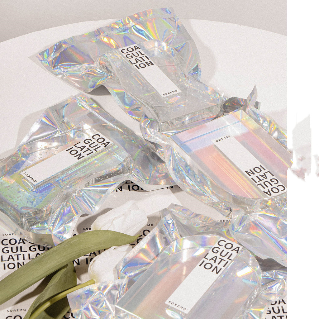 Transparent Crystal Vase – Modern Solidification Series Decorative Vase