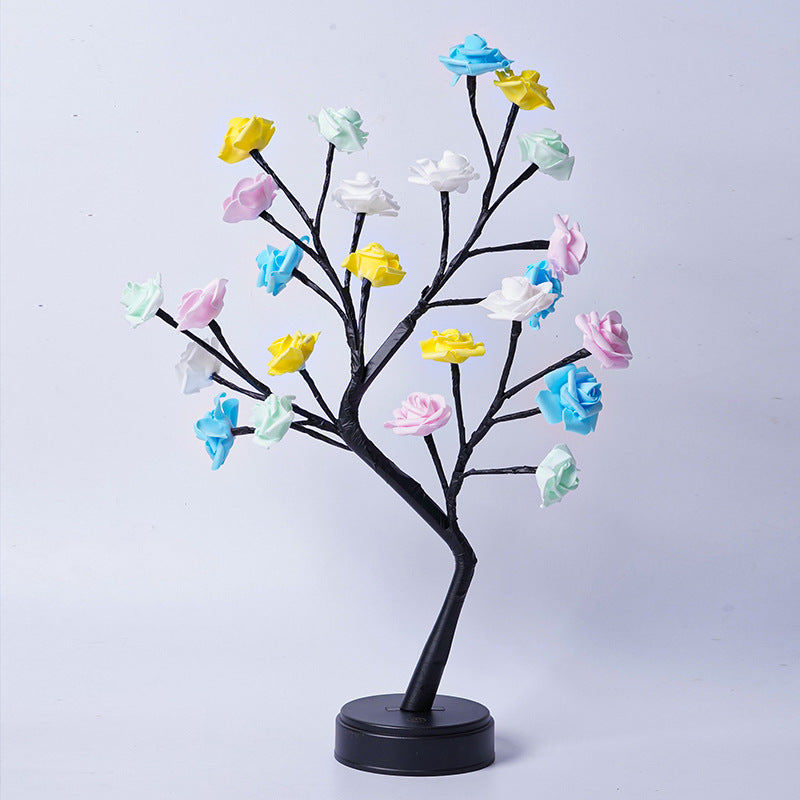 Table Lamp Flower Tree Rose Fairy Light –  Rose Lamp for Romantic Home Décor, Wedding & Gift Occasions