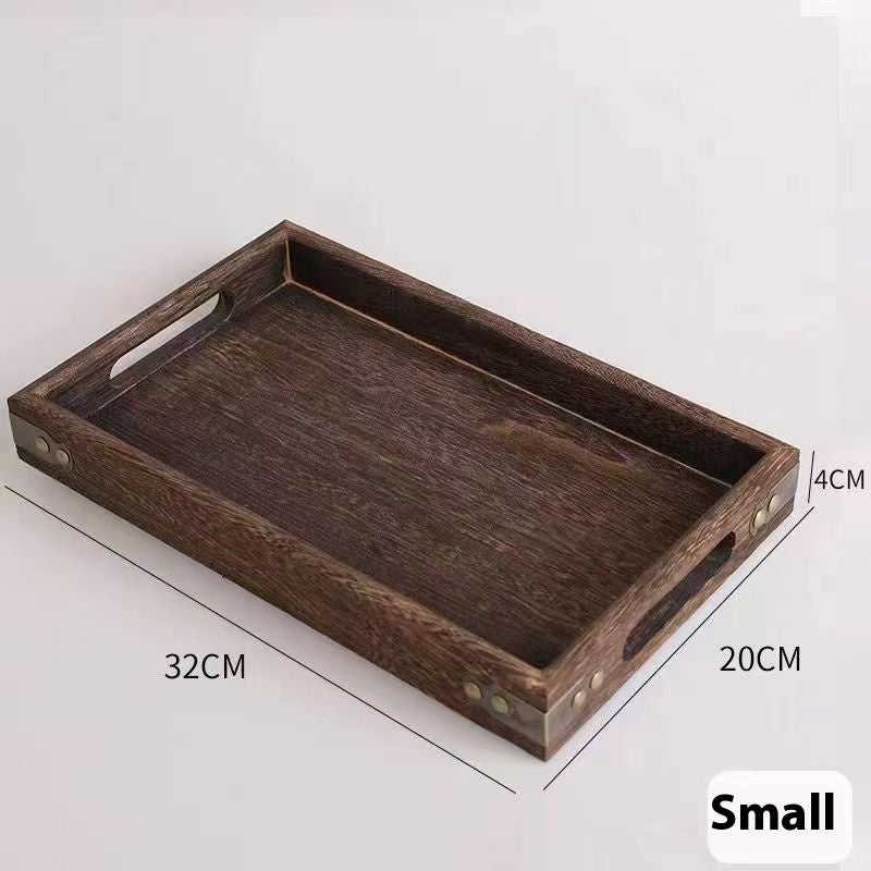 Retro Horn Paulownia Wooden – Small, Medium & Large Modern Simple  Tray