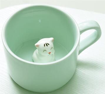 Chinese Zodiac Ceramic Mug – Cute 3D Animal Coffee Cup