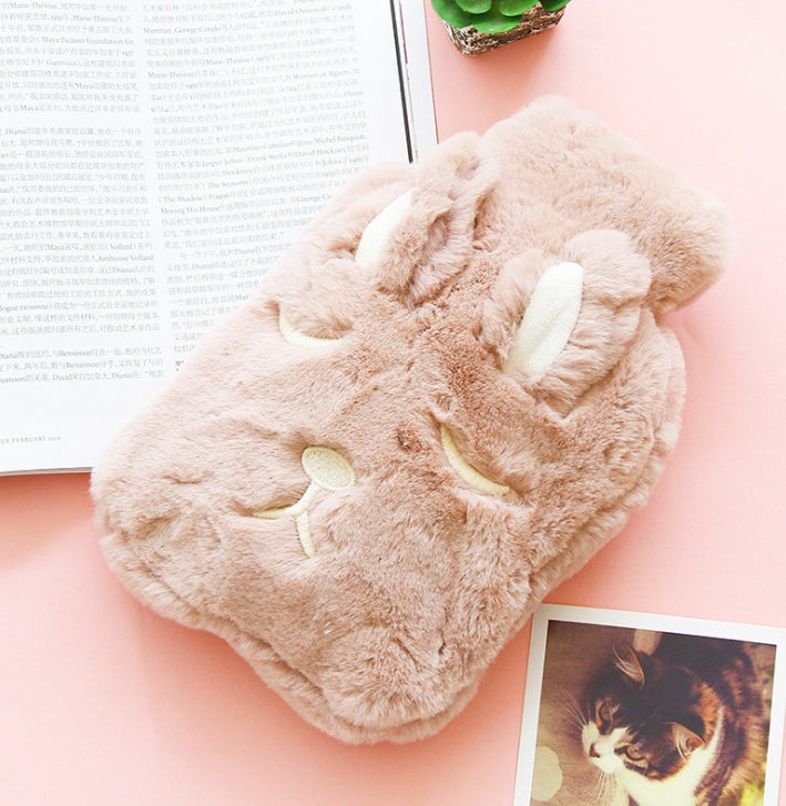 Velvet Hot Water Bottle – Soft, Insulated, and Portable for Cozy Comfort