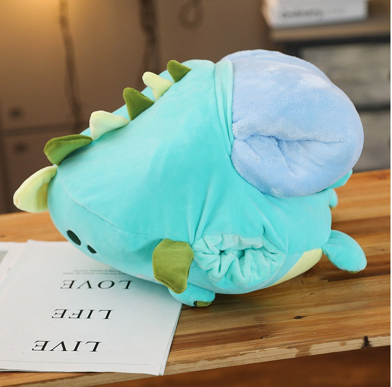 Plush Cushion Pillow with Hand Cover & Blanket – Soft Decorative Comfort Cushion