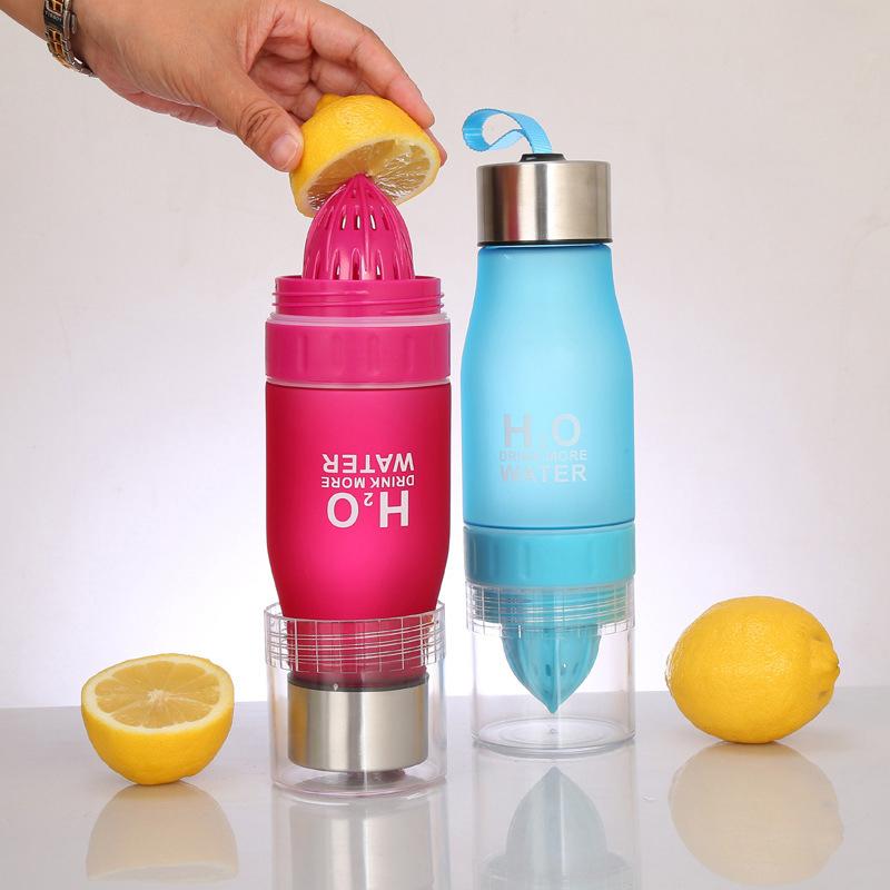 Lemon Bottle 650ml – Multi-Color Sport Water Bottle for Yoga, Gym & Outdoor