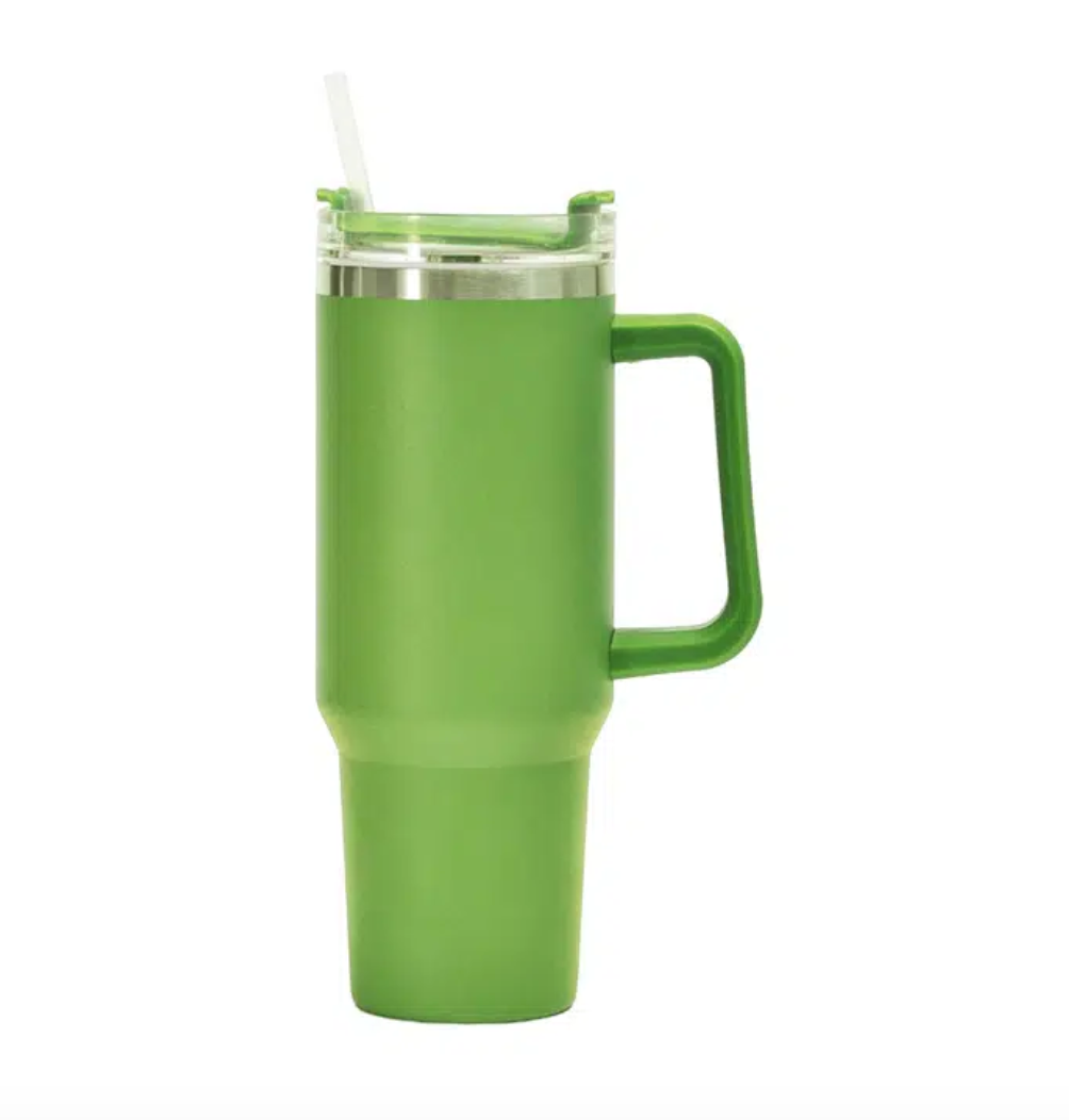 Stainless Steel Insulated Cup 40oz with Straw – Durable, Leak-Proof & Portable