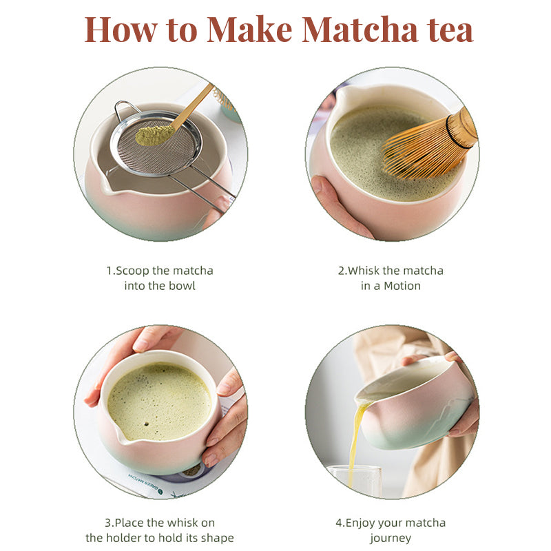 Matcha Tools Kit – Authentic Chinese Matcha Ceremony Set for Tea Lovers | Gift-Ready Matcha Starter Kit