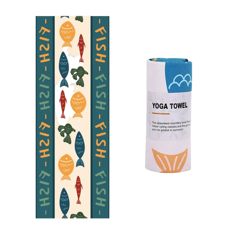 Microfiber Yoga Mat Towel – Ultra-Absorbent, Soft & Washable Yoga Mat Cover