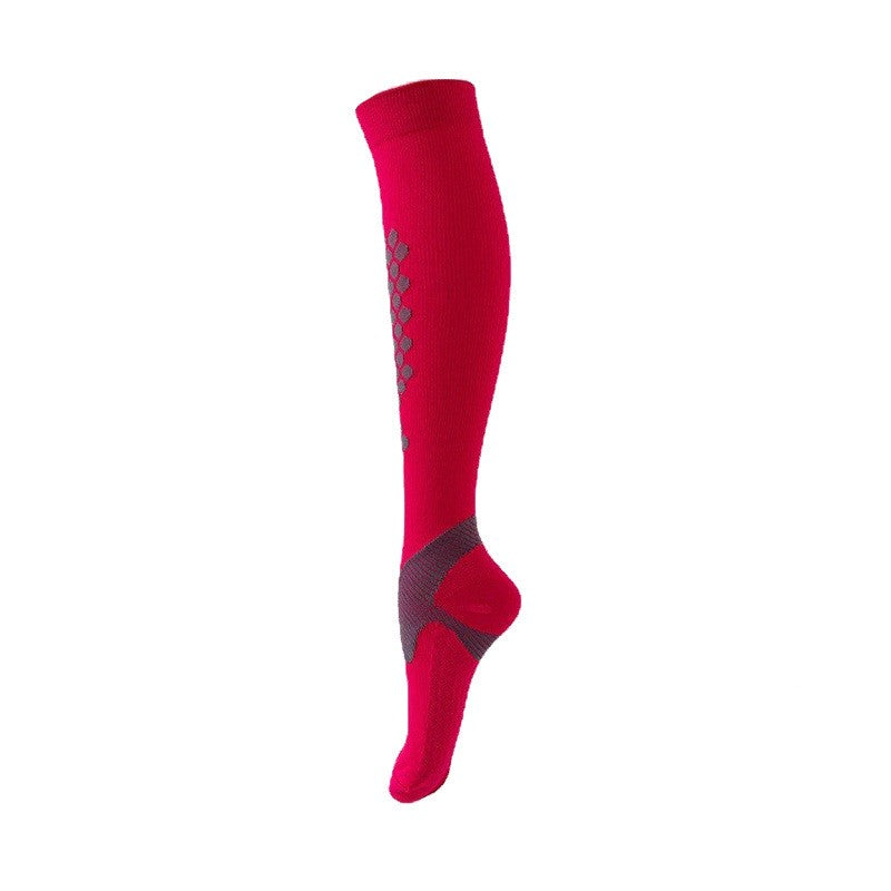 Sports Pressure Socks – Women’s Professional Compression Calf Socks for Running, Training & All-Season Performance