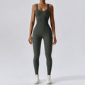 Premium Seamless One-Piece Yoga Suit for Women | Moisture-Wicking, Tight-Fit Sports Jumpsuit