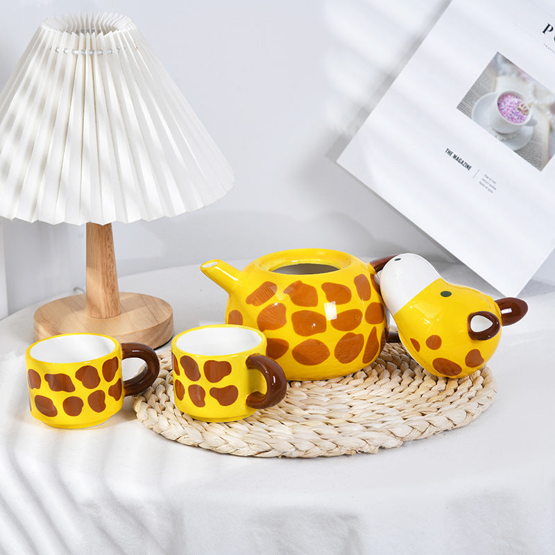 Cute Giraffe Ceramic Mug – 450ml Eco-Friendly Coffee & Tea Cup