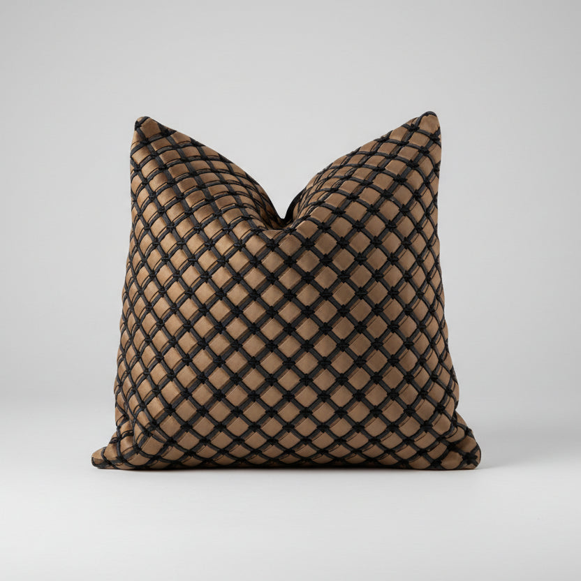 Vintage Woven Throw Pillow – Cozy Sofa & Living Room Cushion