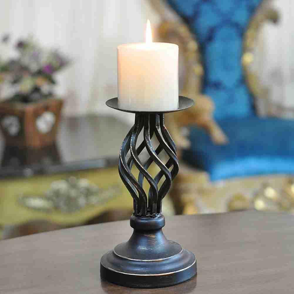 American Metal Hollow Candle Holder – Stylish Soft Home Decor
