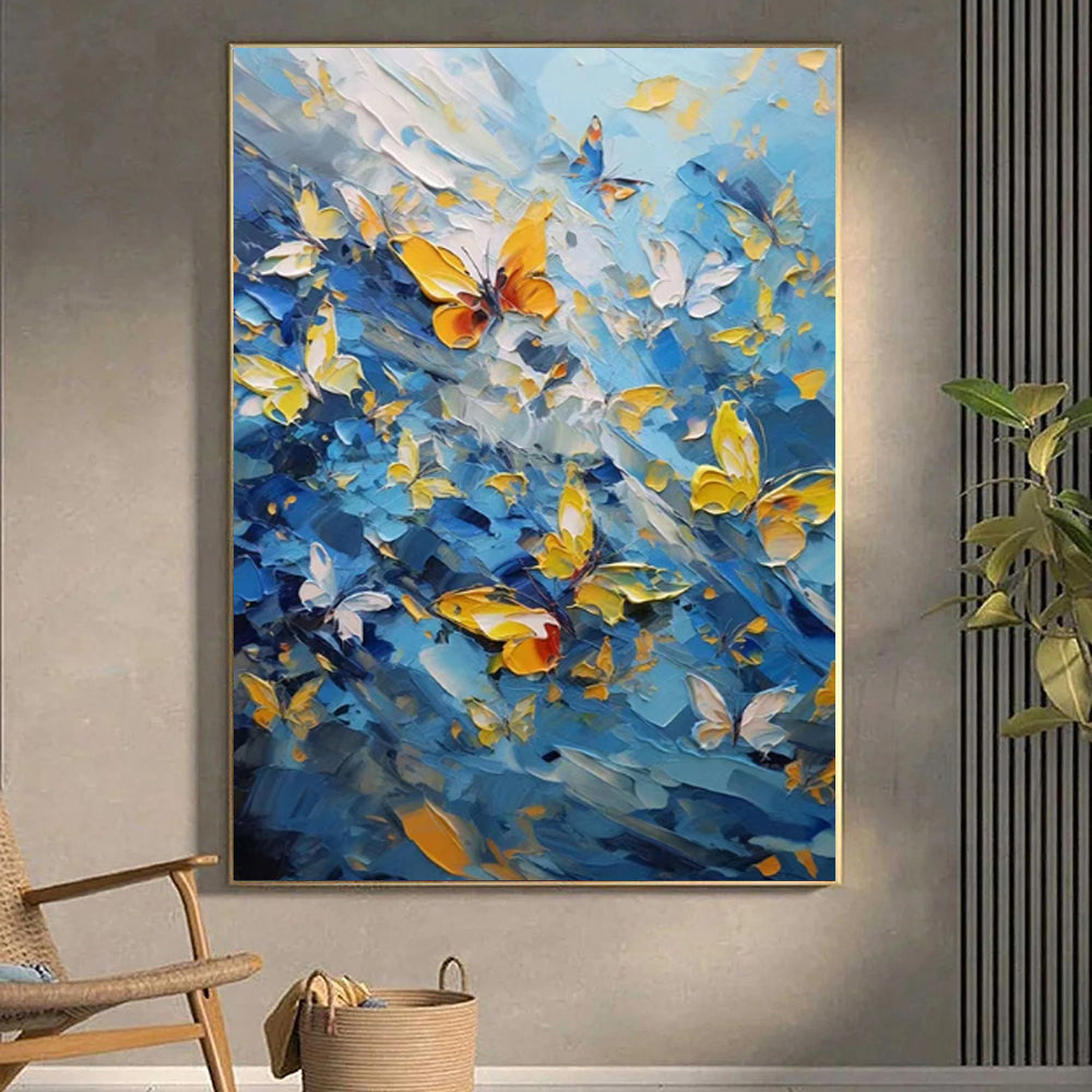 Handmade Modern Animal Oil Painting on Canvas – 100% Hand-Painted Wall Art