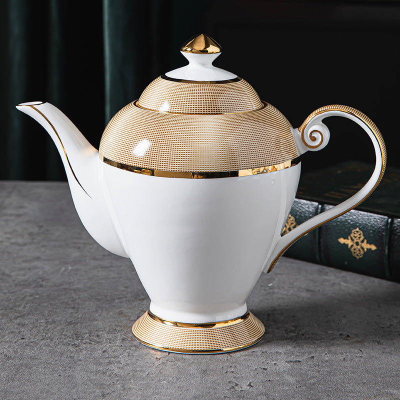 Retro Luxury Tea Cup Set – 6 Cups, Plates & Spoons Gift Set