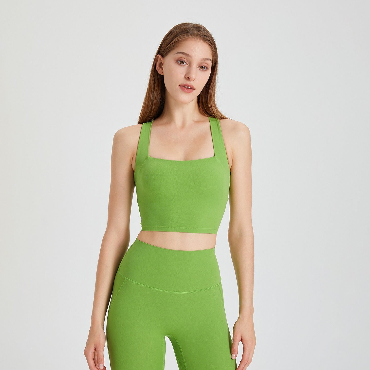 Seamless Shockproof Sports Bra for Women – Comfortable Yoga & Fitness Bra