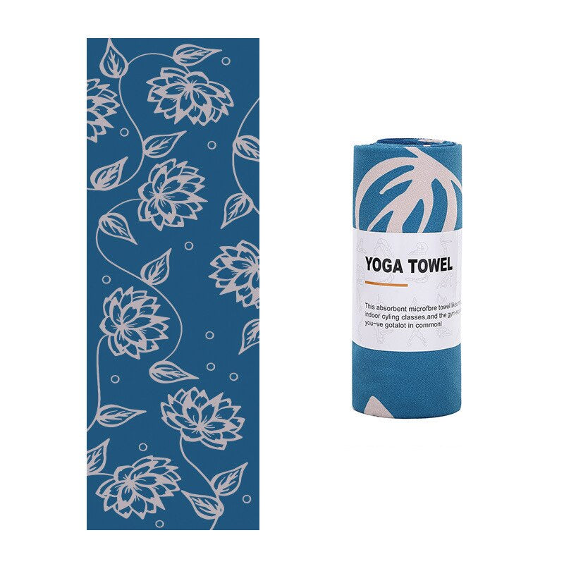 Microfiber Yoga Mat Towel – Ultra-Absorbent, Soft & Washable Yoga Mat Cover
