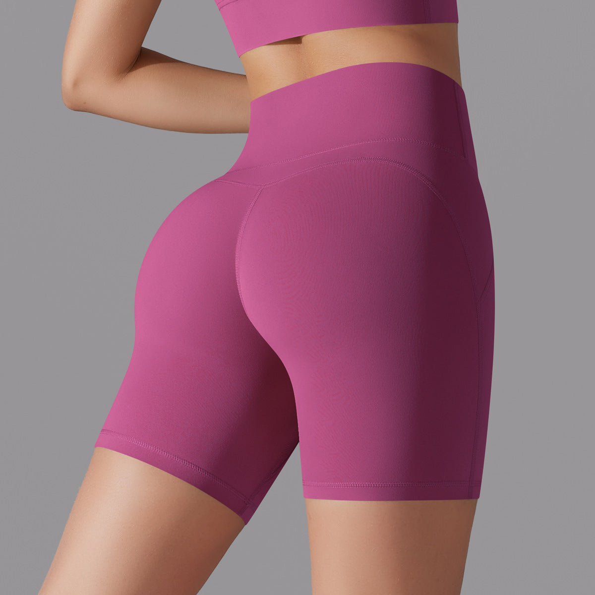 Women’s High Waist Yoga Shorts – Seamless, Stretchy, Moisture-Wicking Activewear for Fitness & Everyday Comfort