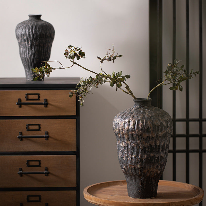 Handmade Ceramic Vase – Silent Zen Home Decoration