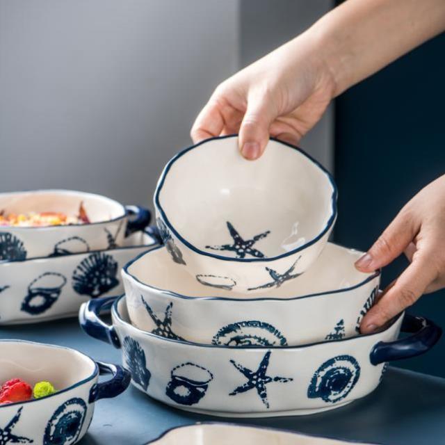 Japanese-Style Bone Porcelain  –  Special Baking Pan