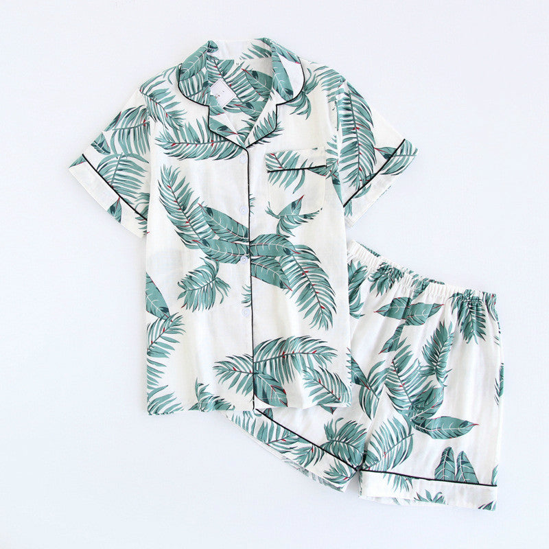 Soft & Breathable Cotton Yarn Pajamas Set – Cozy Sleepwear for Women